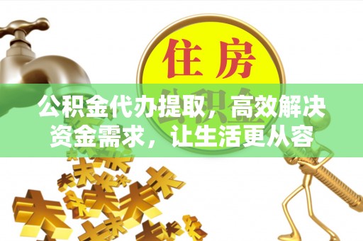 马边公积金代办提取，高效解决资金需求，让生活更从容