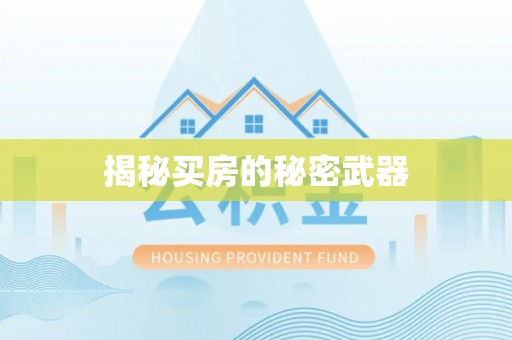 马边揭秘买房的秘密武器