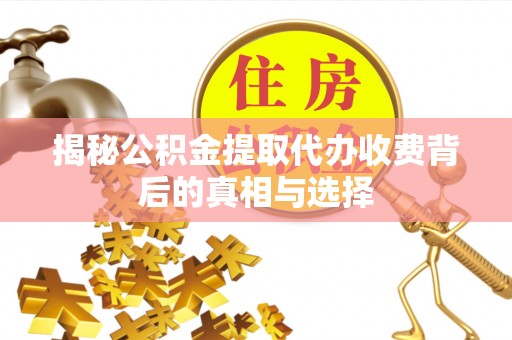 马边揭秘公积金提取代办收费背后的真相与选择