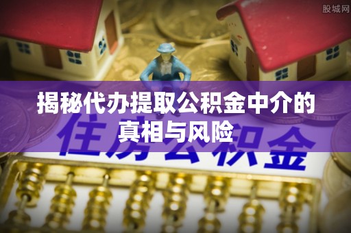 马边揭秘代办提取公积金中介的真相与风险