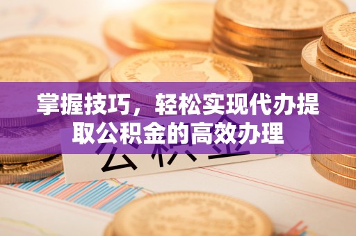 马边掌握技巧，轻松实现代办提取公积金的高效办理