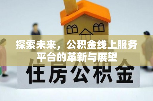 马边探索未来，公积金线上服务平台的革新与展望