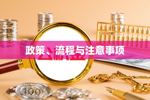 马边政策、流程与注意事项
