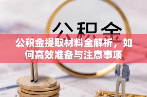 马边公积金提取材料全解析，如何高效准备与注意事项