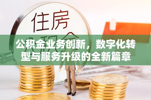 马边公积金业务创新，数字化转型与服务升级的全新篇章