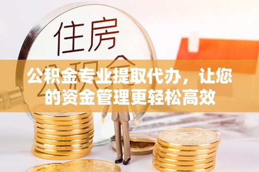 马边公积金专业提取代办，让您的资金管理更轻松高效