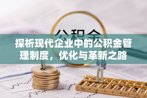 马边探析现代企业中的公积金管理制度，优化与革新之路