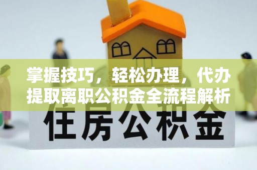 马边掌握技巧，轻松办理，代办提取离职公积金全流程解析